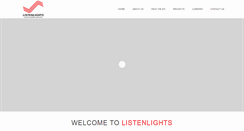 Desktop Screenshot of listenlights.com