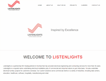 Tablet Screenshot of listenlights.com